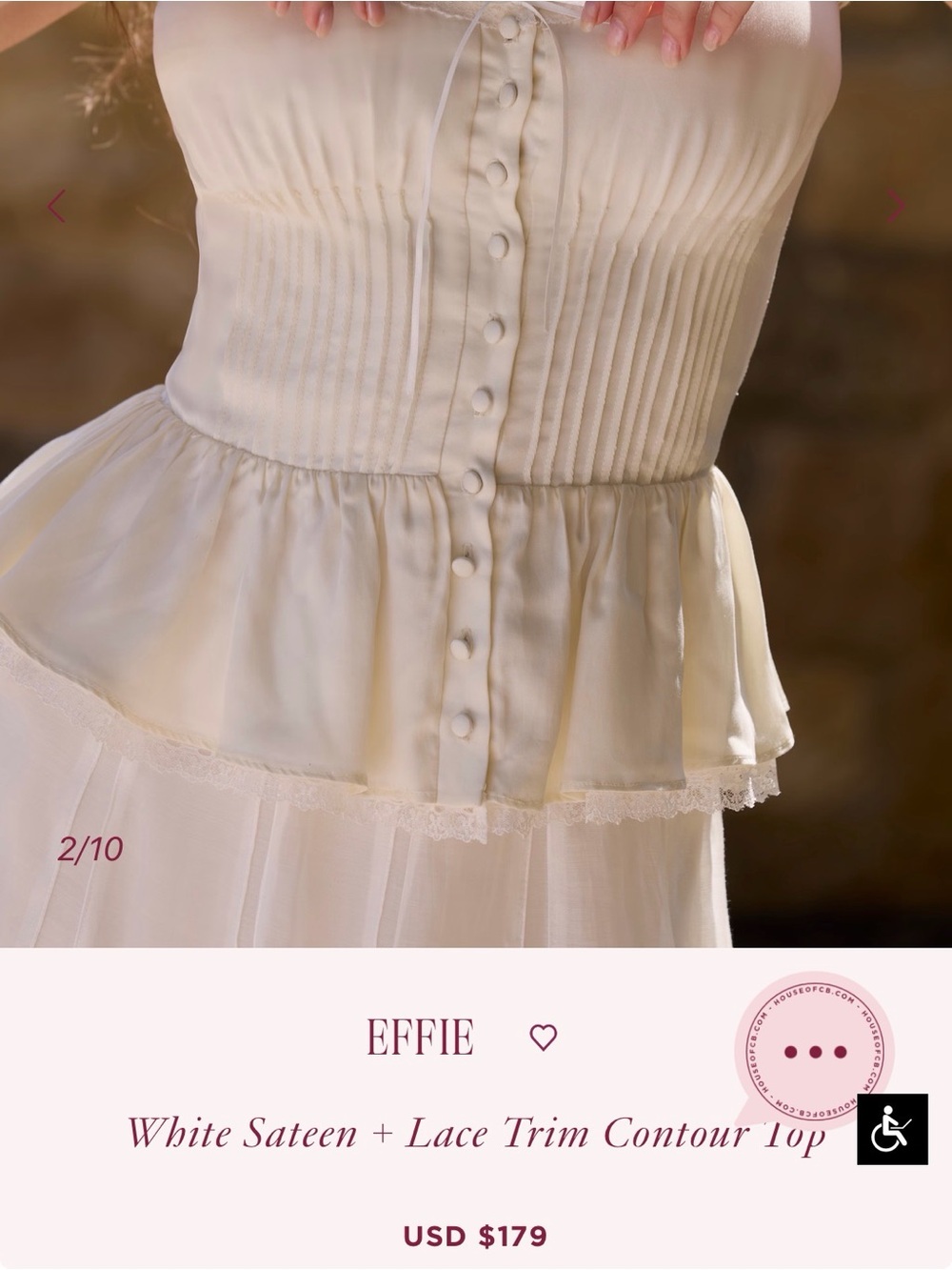 House of CB- Effie top - Picture 9 of 9